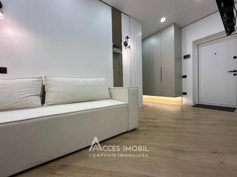 Bloc Nou! str. Burebista, Cricova, 1 cameră + living! Euroreparație!: 5