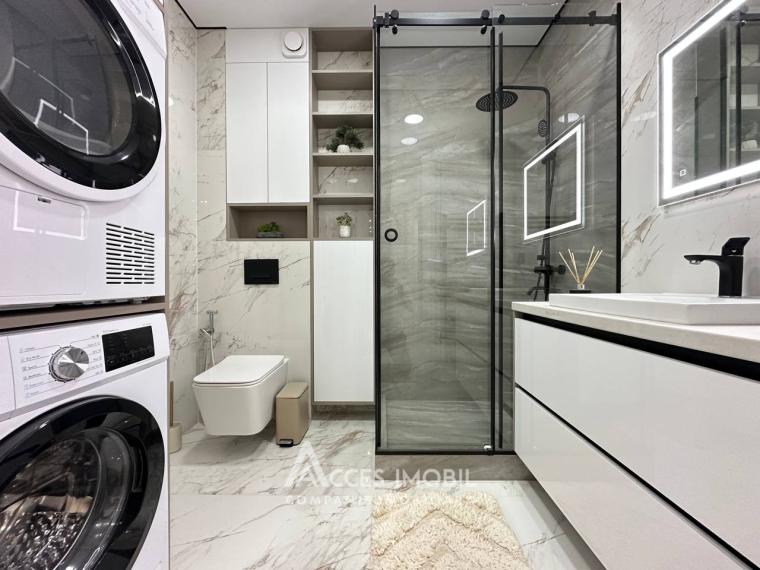 Bloc Nou! str. Burebista, Cricova, 1 cameră + living! Euroreparație!: 8