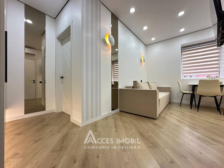 Bloc Nou! str. Burebista, Cricova, 1 cameră + living! Euroreparație!: 3