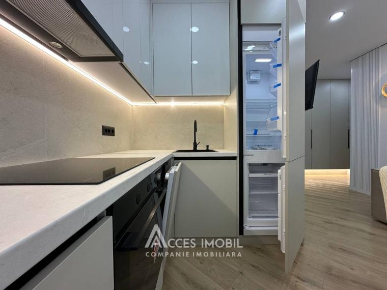 Bloc Nou! str. Burebista, Cricova, 1 cameră + living! Euroreparație!: 6