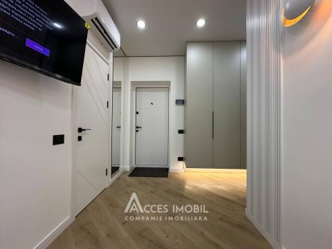 Bloc Nou! str. Burebista, Cricova, 1 cameră + living! Euroreparație!: 8