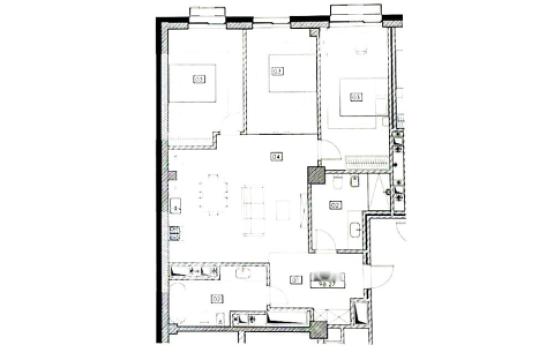 City Gardens! Rascani, Renasterii avenue, 3 rooms + living. White Version!: 3