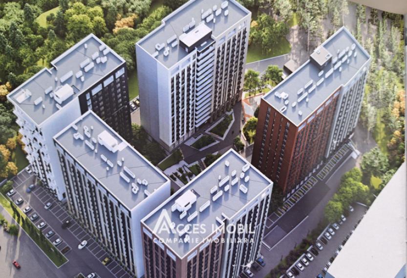 City Gardens! Рышкановка, бд. Ренаштерий Национале, 3 комнаты + гостиная. Белый вариант!: 5