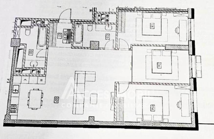 City Gardens! Рышкановка, бд. Ренаштерий Национале, 3 комнаты + гостиная. Белый вариант!: 6