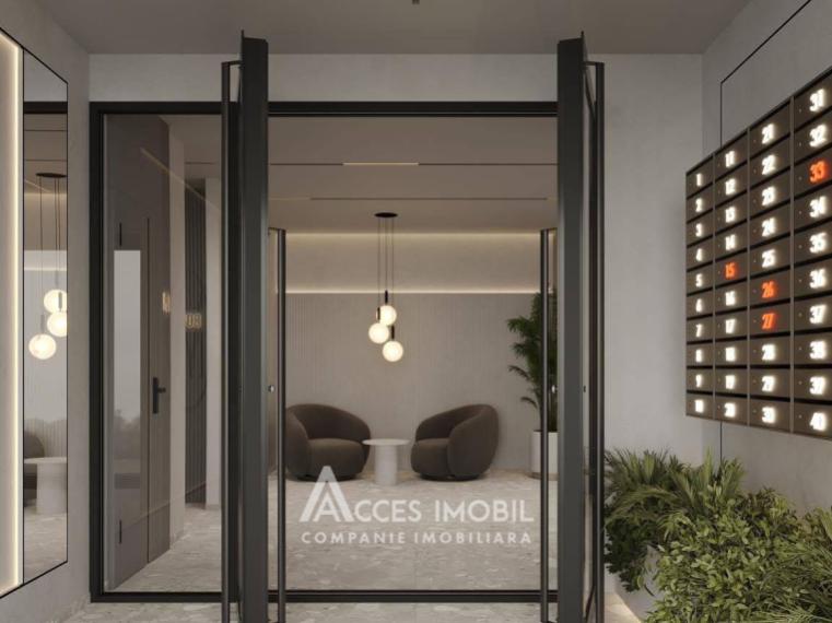 Bloc Nou! Durlești, str. N. Dimo, 1 cameră + living. Variantă albă!: 3