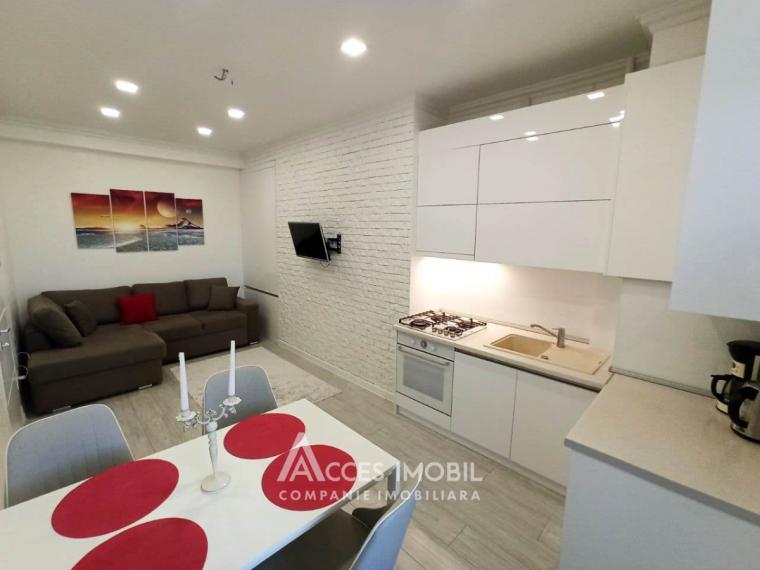 Bloc Nou! str. A. Bernardazzi, Centru, 1 cameră + living! Euroreparație!: 0