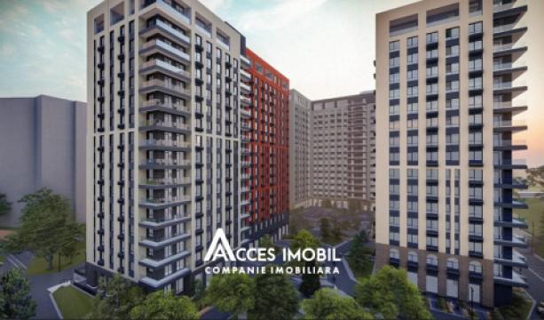 City Gardens! Râșcani, bd. Renașterii, 1 cameră + living. Variantă albă!: 1