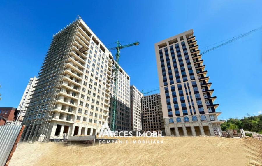 City Gardens! Râșcani, bd. Renașterii, 1 cameră + living. Variantă albă!: 3