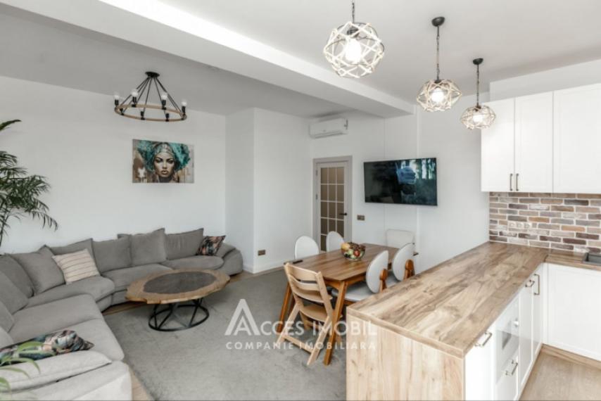 Inamstro! Penthouse! Buiucani, str. Calea Ieșilor, 2 camere + living. Reparație Premium!: 2