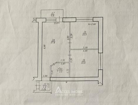 Bloc Nou! Durlești, str. Tudor Vladimirescu, 2 camere + living. Euroreparație!: 13