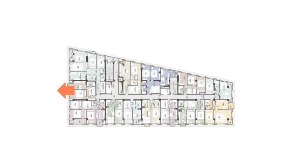 Bloc Nou! Durlești, str. N. Dimo, 1 cameră + living. Variantă albă!: 1