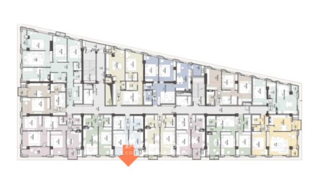 Bloc Nou! Durlești, str. N. Dimo, 1 cameră + living. Variantă albă!: 2