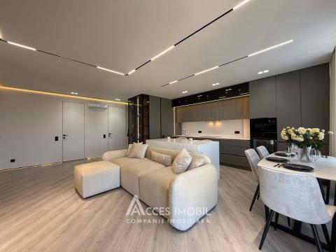 Lagmar! Новострой! ул. Н. Тестемицану, Центр, 2 комнаты + гостиная! Евроремонт!: 1