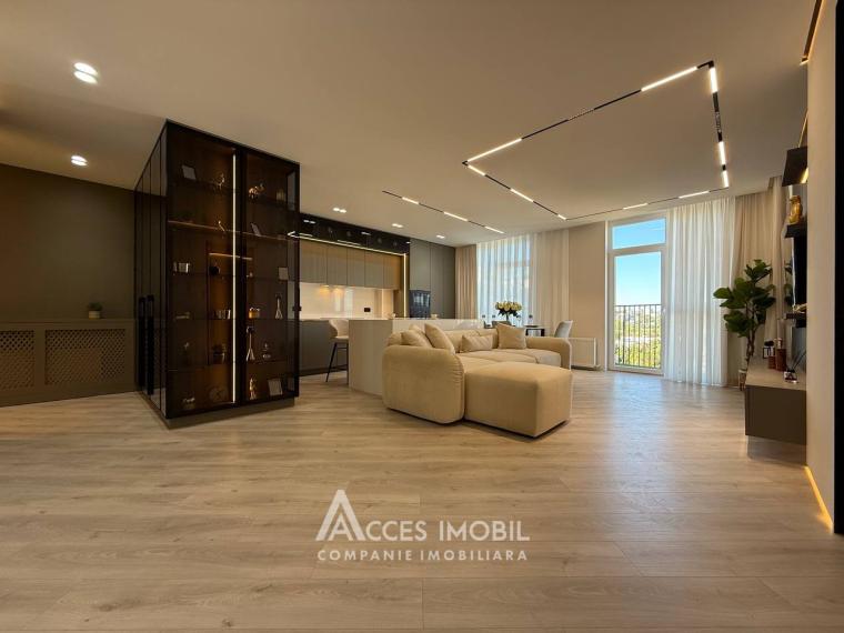 Lagmar! Новострой! ул. Н. Тестемицану, Центр, 2 комнаты + гостиная! Евроремонт!: 3