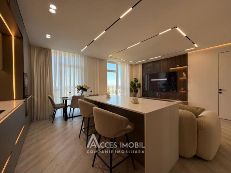 Lagmar! Новострой! ул. Н. Тестемицану, Центр, 2 комнаты + гостиная! Евроремонт!: 4