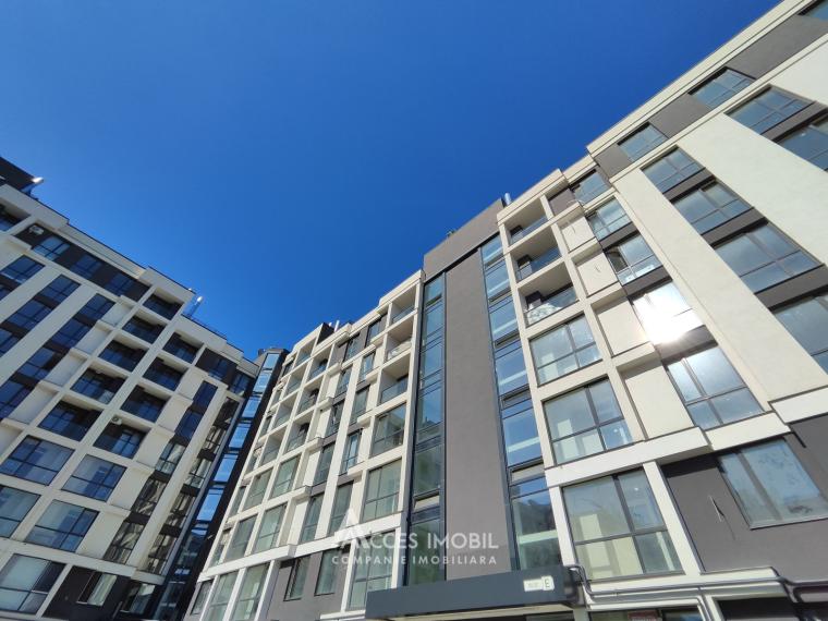 Bloc Nou! Durlești, str. Regina Elisabeta, 1 cameră + living. Variantă albă!: 9