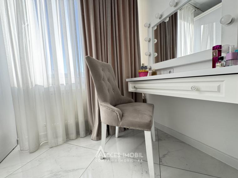 Chirie! Bloc Nou! bd. Grigore Vieru, Centru, 3 camere + living! Reparație Premium!: 6