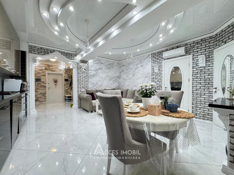 Chirie! Bloc Nou! bd. Grigore Vieru, Centru, 3 camere + living! Reparație Premium!: 15