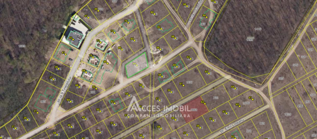 Lot de teren pentru construcții 4 ari! str. Tineretului 9, Durlești!: 5