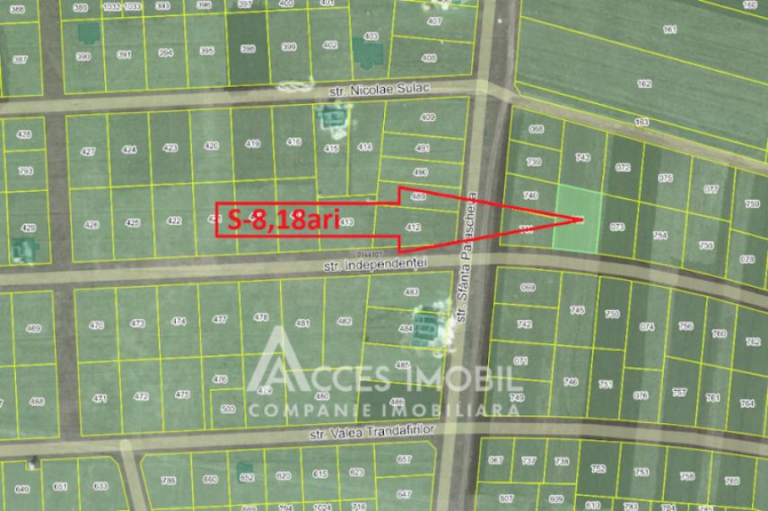 Teren pentru construcții 8 ari! Tohatin, str. Independeței!: 5