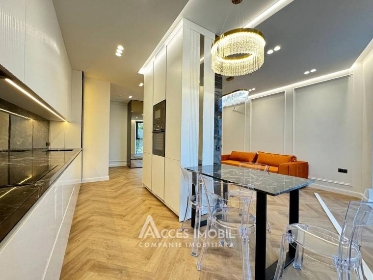 Chirie! Bloc Nou! Centru, bd. Ștefan cel Mare, 1 cameră + living. Euroreparație! Design Individual!: 3