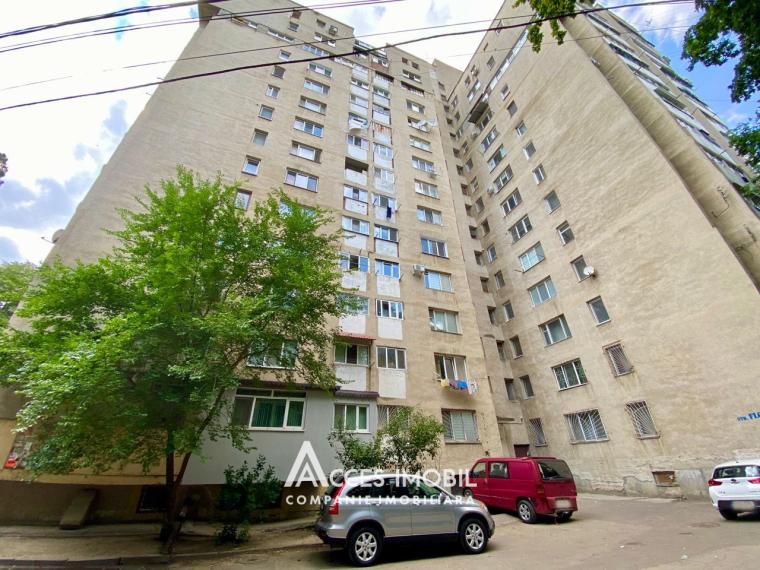 Râșcani, str. Florilor, 1 cameră. Euroreparație! De mijloc!: 8