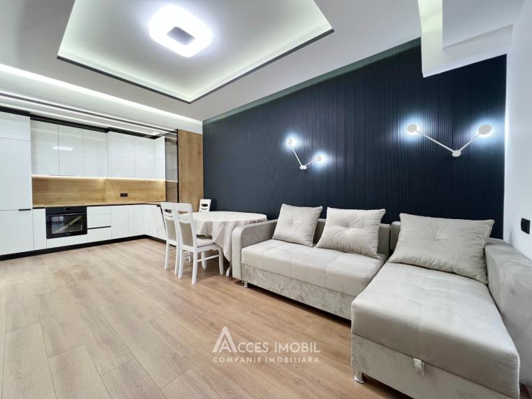 Estate Invest! New Block! Durlesti, Ialoveni  street, 2 rooms + living. Euro Repair!: 0