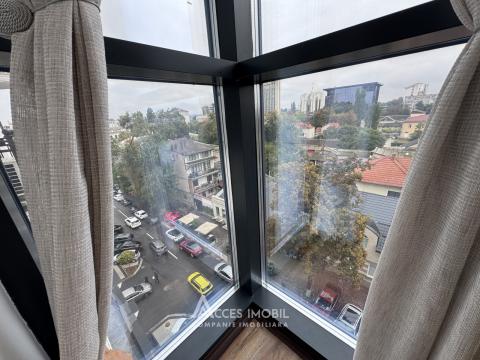 Chirie! Bloc Nou! str. Petru Movilă, Centru, 1 cameră + living. Euroreparație!: 17