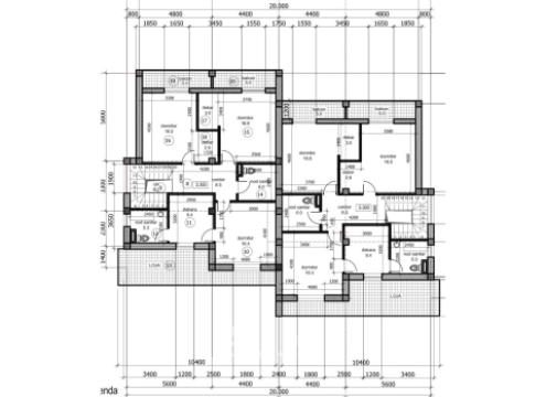 Дуплекс! Яловены, ул. Дачия, 200м2 + 6 сотoк! Белый Вариант!: 5