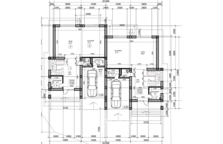 Дуплекс! Яловены, ул. Дачия, 200м2 + 6 сотoк! Белый Вариант!: 6