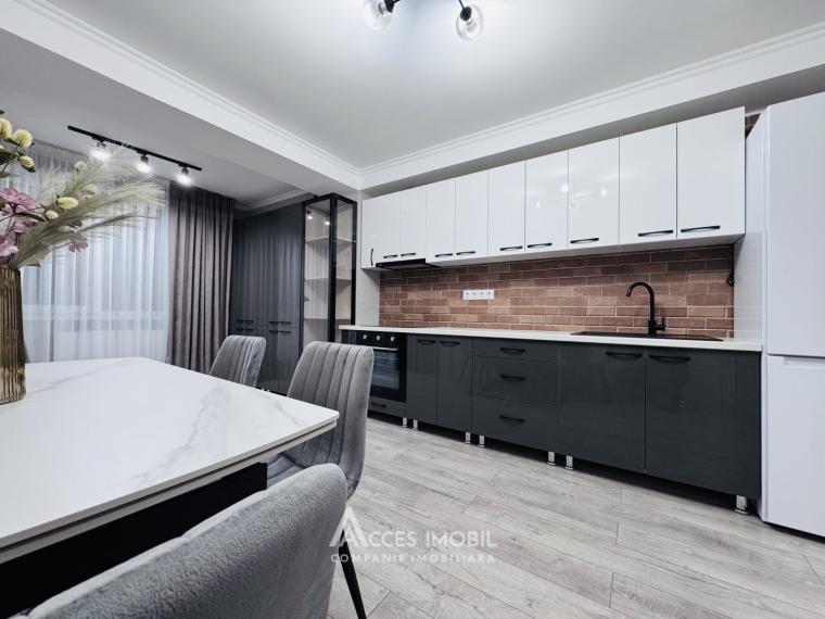 Bloc Nou! str. Nicolae Dimo, Durlești, 2 camere + living. Euroreparație!: 0