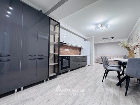 Bloc Nou! str. Nicolae Dimo, Durlești, 2 camere + living. Euroreparație!: 2