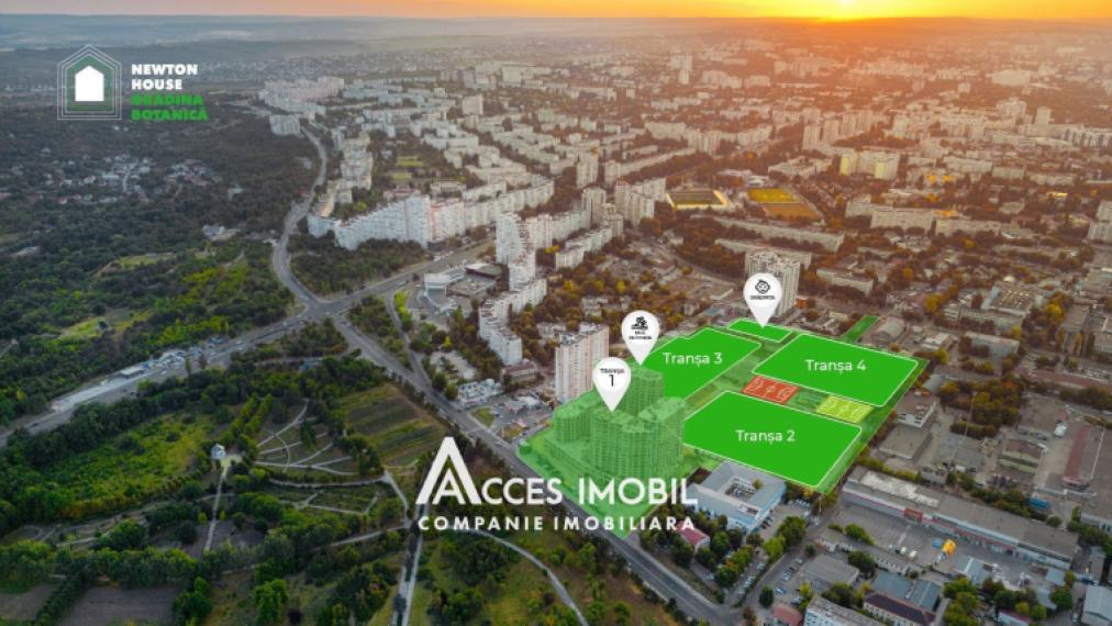 Newton House! Botanica, str. Grădina Botanică, 1 cameră. Variantă Albă!: 10