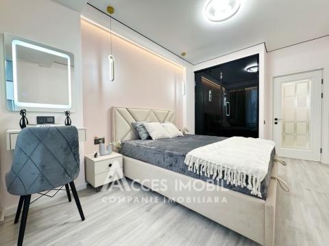 Bloc Nou! str. Cartușa, Durlești, 2 camere + living. Reparație Premium!: 1