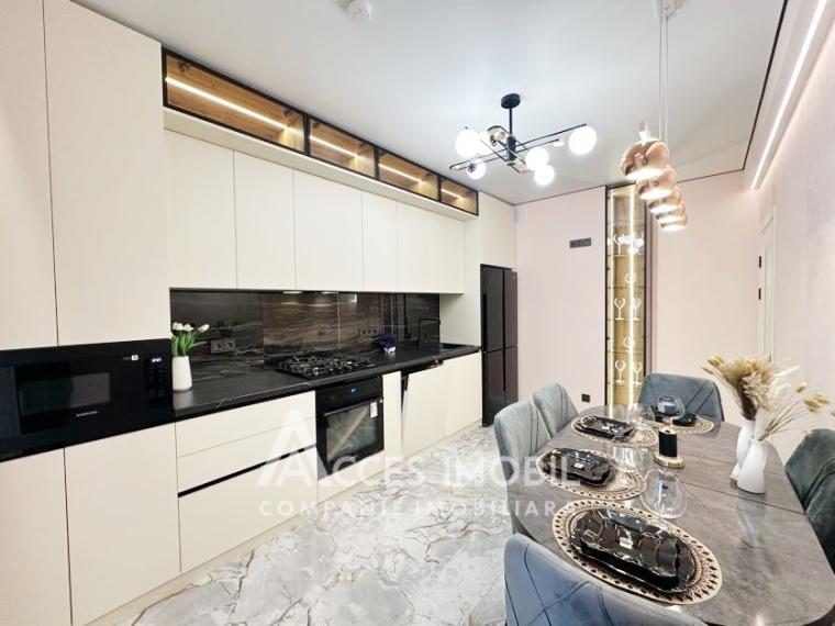 Bloc Nou! str. Cartușa, Durlești, 2 camere + living. Reparație Premium!: 2