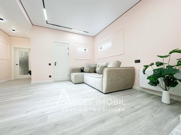 Bloc Nou! str. Cartușa, Durlești, 2 camere + living. Reparație Premium!: 6