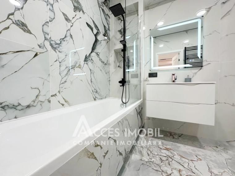 Bloc Nou! str. Cartușa, Durlești, 2 camere + living. Reparație Premium!: 11