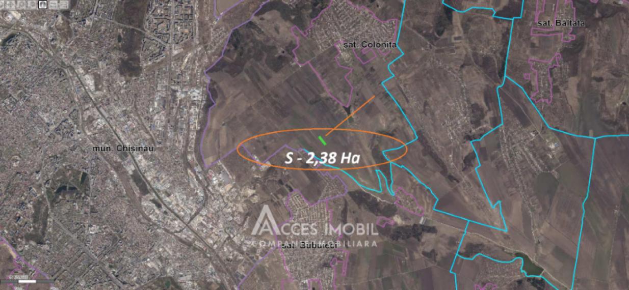 Lot de teren agricol, 238 ari. Extravilan, Colonița!: 4