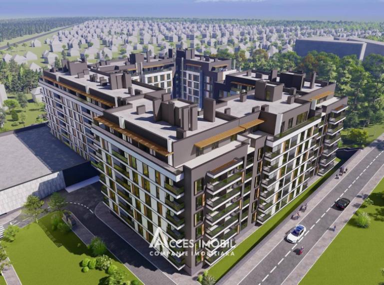 ESTATE BellaVista! str. Durlești, Dumbrava, 1 cameră + living. Varianta albă!: 2