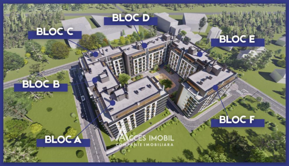 ESTATE BellaVista! str. Durlești, Dumbrava, 1 cameră + living. Varianta albă!: 3