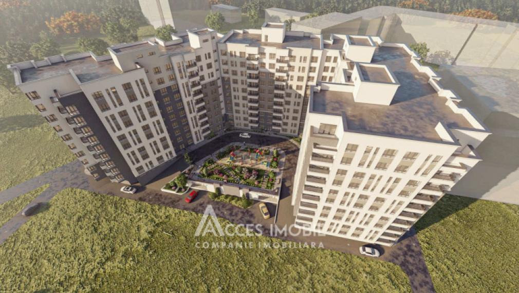 High Garden! Durlești, str. Nicolae Dimo, 1 cameră + living. Variantă albă!: 1