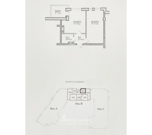 High Garden! Durlești, str. Nicolae Dimo, 1 cameră + living. Variantă albă!: 4