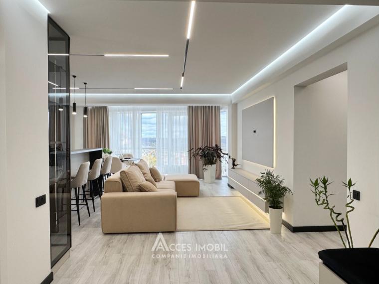 Braus! bd. Mircea cel Bătrân, Ciocana, 2 camere + living. Reparație premium!: 1