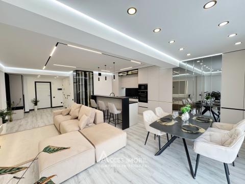 Braus! bd. Mircea cel Bătrân, Ciocana, 2 camere + living. Reparație premium!: 2