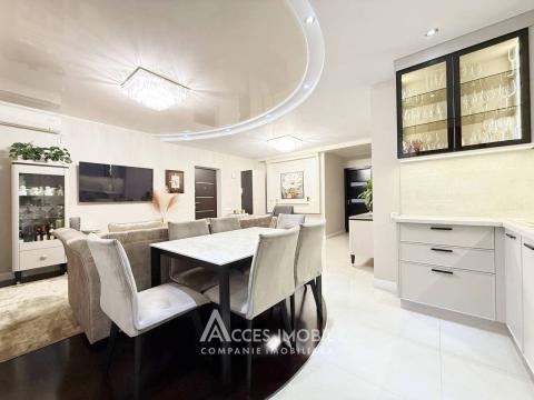 Basconslux! Bloc Nou! Centru, str. Lev Tolstoi, 2 camere + living! Euroreparație!: 3