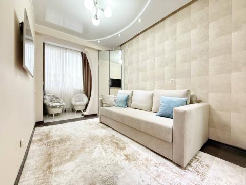 Basconslux! Bloc Nou! Centru, str. Lev Tolstoi, 2 camere + living! Euroreparație!: 6