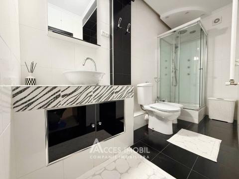 Basconslux! Bloc Nou! Centru, str. Lev Tolstoi, 2 camere + living! Euroreparație!: 9