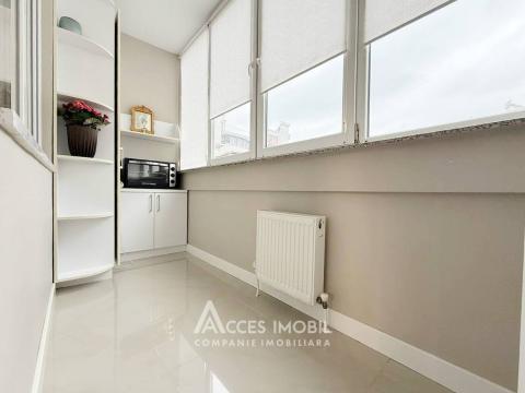 Basconslux! Bloc Nou! Centru, str. Lev Tolstoi, 2 camere + living! Euroreparație!: 10