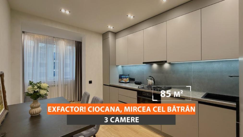 ExFactor! Ciocana, Mircea Cel Batrin av, 3 rooms. Euro repair!: 0