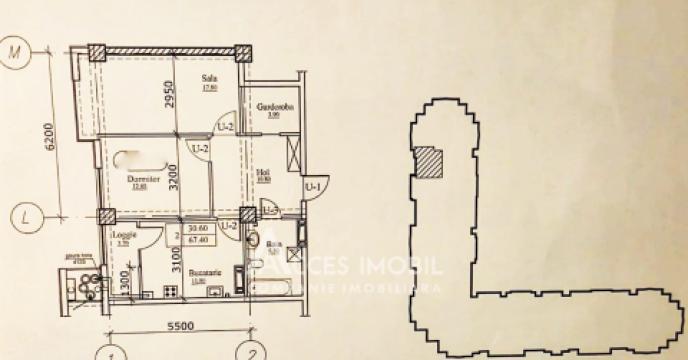 Newton House! Botanica, Gradina Botanica street, 2 rooms + living. White Version!: 1